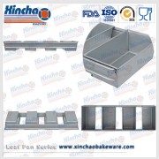 4 Strapped Silicone Glazed Loaf Pan Set 1 lb.